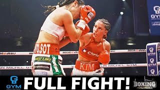 KIM CLAVEL vs YESENIA GOMEZ  FULL FIGHT  BOXING WORLD WEEKLY [upl. by Hgielah]