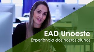 EAD Unoeste  Uma palavrinha dos nossos alunos [upl. by Ixel]