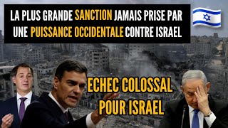 Panique en Israël  Le premier Pays occidental frappe Israël avec la plus grande sanction [upl. by Novit]