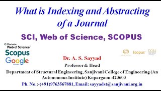 What is Journal Indexing amp Abstracting [upl. by Willdon]