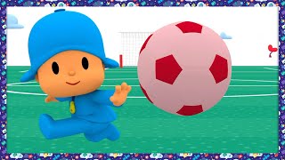 ⚽️ Lets Play Soccer and Learn Colors 🌈  Pocoyo in English  Official Channel  Kids Cartoons [upl. by Nayhr355]