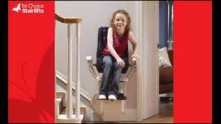 Stairlift Options from 1st Choice Stairlifts [upl. by Gudrun]