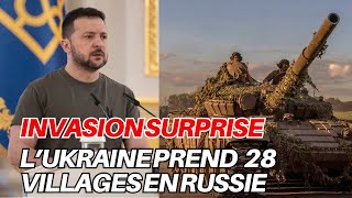 LUkraine Lance la Plus Grande Incursion en Russie et affirme contrôler 1 000 km² du territoire [upl. by Dorolice]