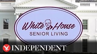 Trump trolls Biden with White House senior living ad Where residents feel like presidents [upl. by Paulsen]