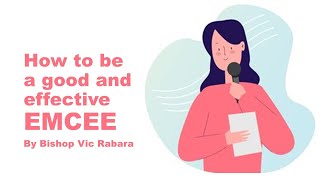 How to be a good and effective Emcee for churches Tagalog [upl. by Latsyrc]