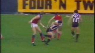 1983 Round 10 v Collingwood  Victoria Park Michael Poynton goal [upl. by Wanids]