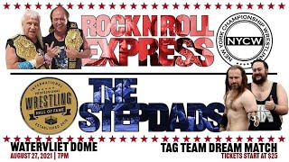 The Stepdads vs The Rock n Roll Express  NYCW International Pro Wrestling Hall of Fame Show 82721 [upl. by Debby]