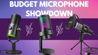 The Ultimate Budget USB Microphone showdown which is the best mic under 50 [upl. by Yecac556]