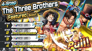 THREE BROTHERS ASC Scout Summon in One Piece Bounty Rush OPBR [upl. by Debor789]