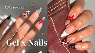 how to do gel x nails like a PRO  full stepbystep tutorial  Beetles Unboxing [upl. by Bruner]