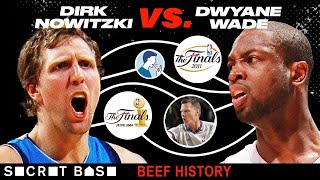 Dirk Nowitzki and Dwyane Wades rivalry became beef thanks to fouls mean quotes and fake coughing [upl. by Otilrac]