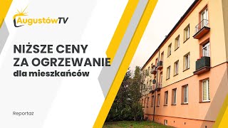 Obniżki cen ogrzewania w budynkach administrowanych przez Kodrem  AugustówTV [upl. by Yesnnyl]