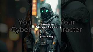 Your Month Your Cyberpunk Character  Ai Generated [upl. by Haldas28]