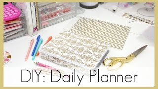 DIY How I Made My Daily Planner  erisaxo [upl. by Dukey601]