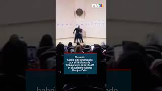 Llevan show de stripper a Facultad de Ciencias de la UNAM universidad responde [upl. by Annaj236]