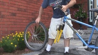 How To Remove The Front Wheel of a Bicycle [upl. by Silrac]