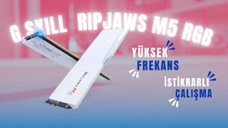 GSkill Ripjaws M5 RGB 64 GB DDR5 RAM Kiti İncelemesi [upl. by Pruter654]