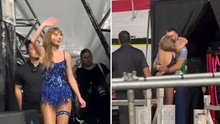 Travis Kelce MADLY IN LOVE with Taylor Swift at Final Eras Tour Amsterdam for 3 minutes straight [upl. by Aisya31]