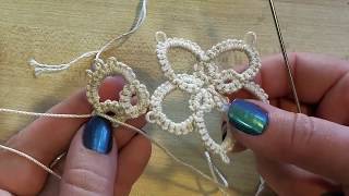 Beginner Tatting Project [upl. by Aiouqahs]