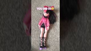 Clawdeena9 hope u like it monsterhigh dolls fyp shorts [upl. by Scheers]