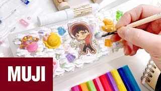 I buy and test stationary and art supplies from MUJI BTS [upl. by Atsirak]