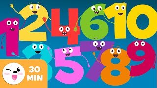 Numbers from 1 to 10  Number Songs  Learning to Count the numbers [upl. by Rehpinnej]