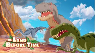 Sharptooth Attacks Littlefoot And Cera  The Land Before Time [upl. by Clyve]