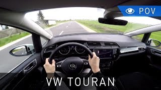 Volkswagen Touran 20 TDI 190 KM 2016  POV Drive  Project Automotive [upl. by Schertz]