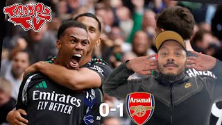 Tottenham 01 Arsenal  Troopz Match Reaction  TROOPZ COOKS EXPRESSIONS amp SPURS 🔥🔥🔥 [upl. by Elac]