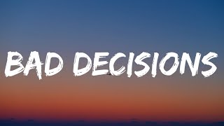 Dylan Schneider  Bad Decisions Lyrics [upl. by Aihsakal489]