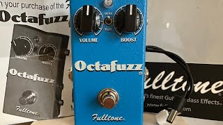 Fulltone OF2 Octafuzz TycobraheStyle OctaveUp Octavia amp Massive Fuzz Guitar Pedal Demo [upl. by Adolphe]