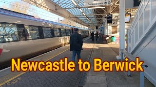 A train ride from Newcastle to Berwick [upl. by Hortensa]