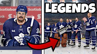 Every Year The Toronto Maple Leafs Lose I Add 1 LEGEND To The Team [upl. by Ennahtur]