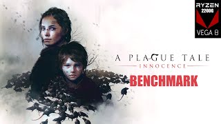 A Plague Tale Innocence  Ryzen 3 2200G  Benchmark  Vega 8 [upl. by Ahsias]