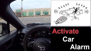 Must Do  Activate Your Car Alarm  2023 Toyota GR86 Premium 6MT  ZN8 [upl. by Eisak509]