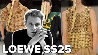 Why JW Andersons Loewe Is So Fun SS25 Menswear Review [upl. by Alimak]