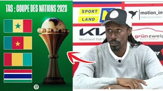 TIRAGE CAN 2023  LE SÉNÉGAL logé dans le groupe de la mort avec deux derbys [upl. by Abran698]