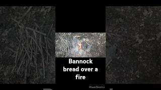 Bannock bread over a fire survival bushwacker [upl. by Ailecec461]