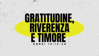 Gratitudine riverenza e timore  Past Luigi DAngelo [upl. by Cirtap848]