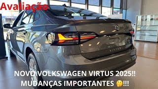 NOVO VOLKSWAGEN VIRTUS 2025 [upl. by Radmilla]