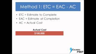 How to Calculate Estimate To Complete ETC [upl. by Susej]