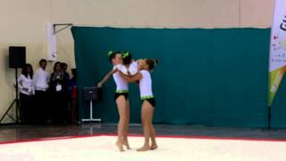 Acrobatic Gymnastics National Cup 2013 GSC WG Beginner [upl. by Lehcor]