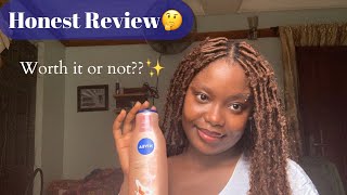 Nivea vitamin C amp Tumeric brightening body lotion Review skincare [upl. by Clemmy99]