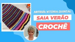 Saia em Crochê por Vitória Quintal [upl. by Nivat]