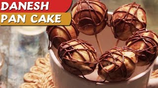 Danish Pancake Balls  Christmas Cake Recipe  Nutella Stuffed Mini Pancakes  Easy and Quick Recipe [upl. by Eileen]