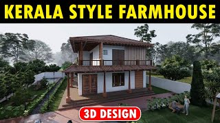 KERALA STYLE TRADITIONAL FARMHOUSE  Farm house Design [upl. by Ytteb990]