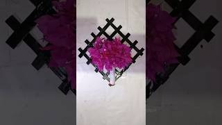 quotDIY Bougainvillea Flower Wall Decor  Easy Craft Ideasquotshort reelyoutubeshort diycrafts viral [upl. by Aronal]