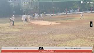 Live Cricket Match  RPCA vs Aim Cricket Academy  20May24 0145 PM 20 overs  Youth Cricket Bash [upl. by Bridie]