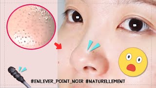 3 ASTUCES Coréennes  │Comment enlever NATURELLEMENT les Points Noirs  ❌ Patchs PeelOff❌ [upl. by Nnaecyoj]