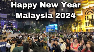 Walking Tour Of KLCC From 2023 To 2024INSANE Crowd🤯Kuala Lumpur Malaysia 🇲🇾 Happy New Year 2024 [upl. by Ahsek]